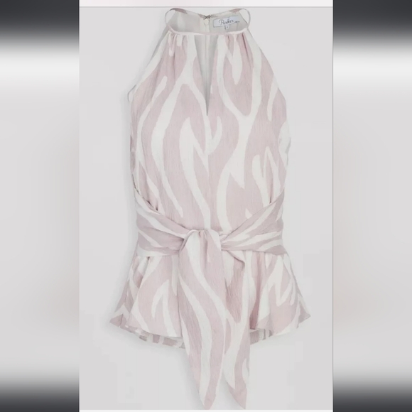 Parker Katsura Zebra Halter Top - Picture 4 of 10